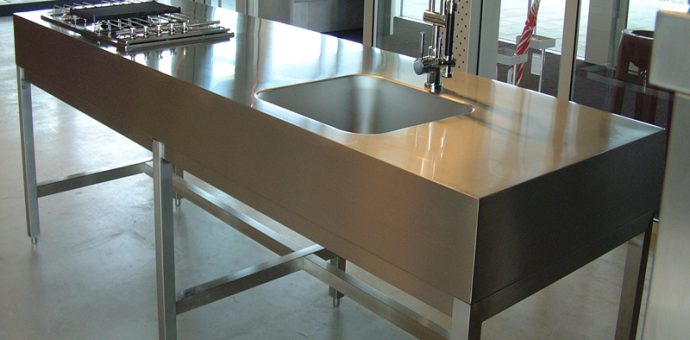 Stoer RVS keukenblok